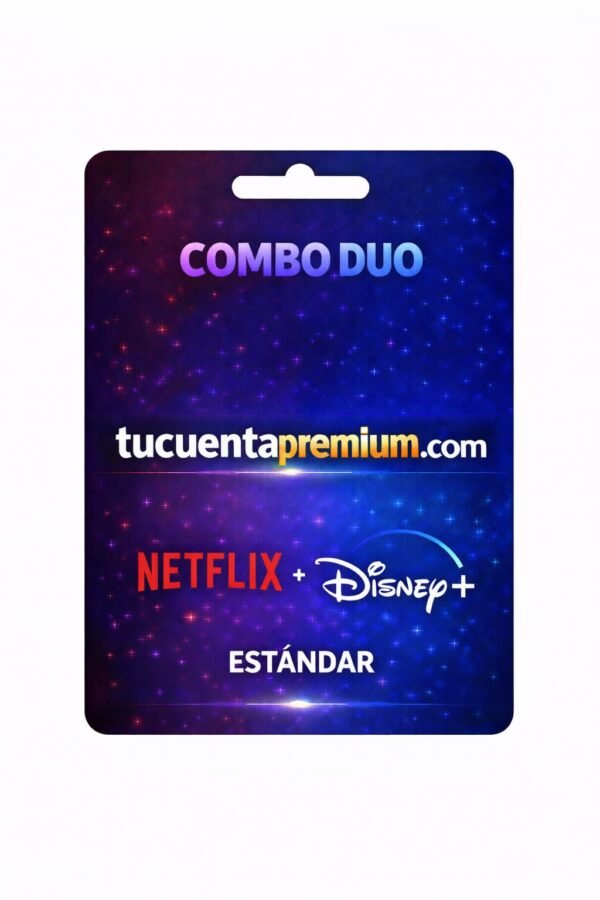 Combo Netflix  +  Disneyplus Estandar