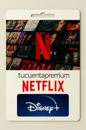 Combo Netflix  +  Disneyplus Estandar