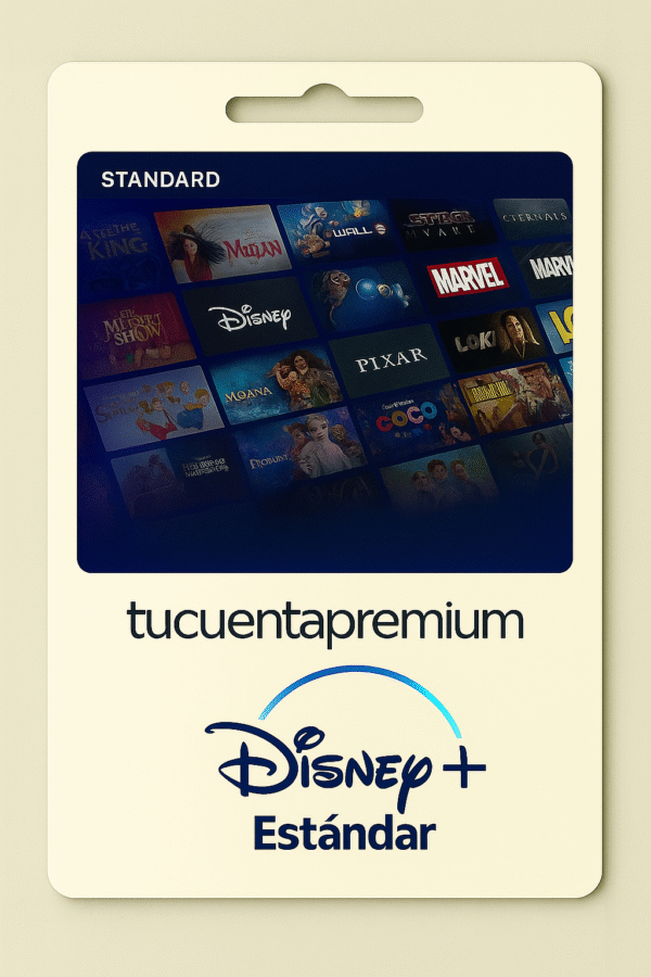 07f2c0f4-a2ed-4b20-a18f-b0c7b7f7bd04 Disney plus estandar cuenta completa