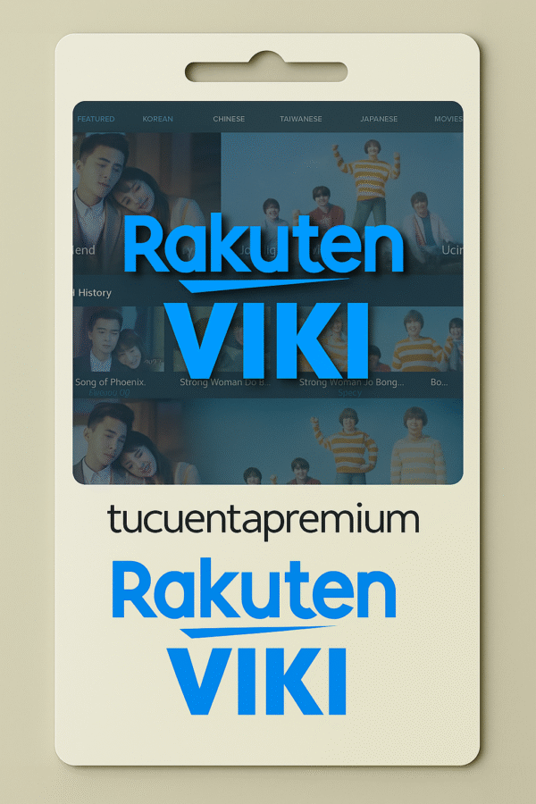 Rakuten viki  pantalla