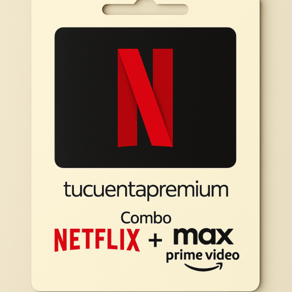 Combo Netflix- Max - Prime video