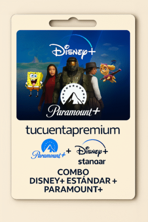 Combo Disneyplues estandar  +  Paramount +