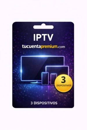 IPTV Premium – 3 Dispositivos Simultáneos
