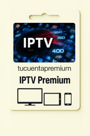 IPTV Premium – 3 Dispositivos Simultáneos