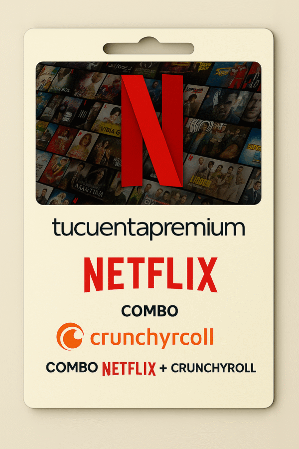 Combo Netflix + Crunchyroll