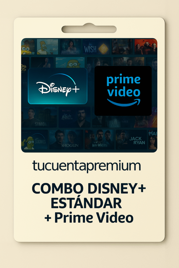 Combo Disneyplus estandar + Prime video