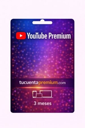 Youtube premium x 3 meses