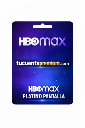 HBOMAX platino pantalla x 30dias