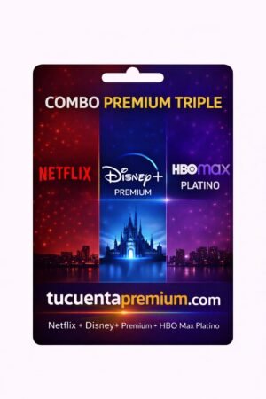 Combo Premium Netflix - Disney premium -Hbomax platino