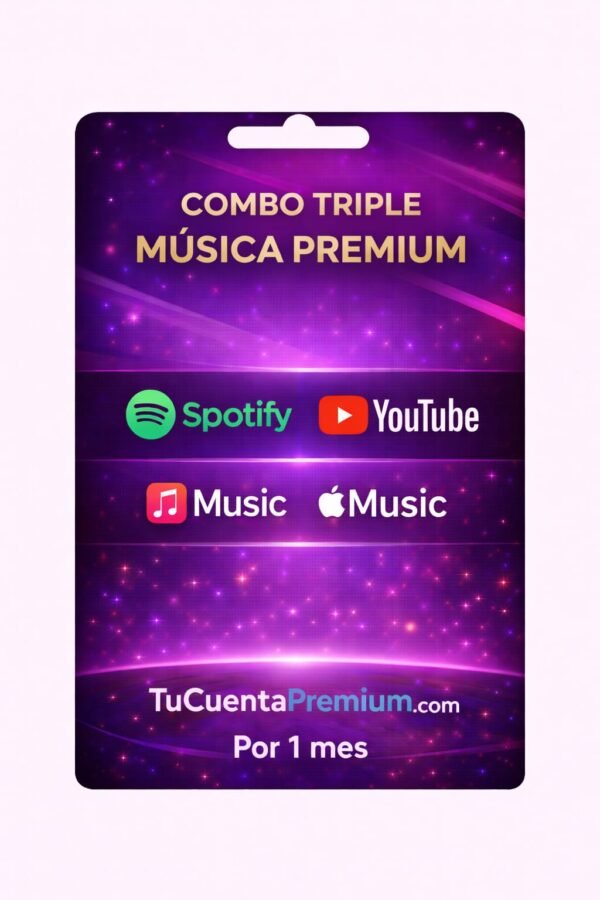 combo triple Combo triple musica premium