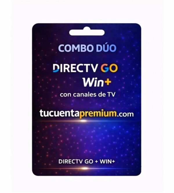 Combo DirectvgoWin+ con canales de tv
