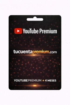 Youtube premium x 4 meses
