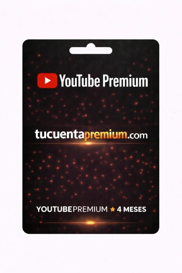 youtubex Youtube premium x 4 meses