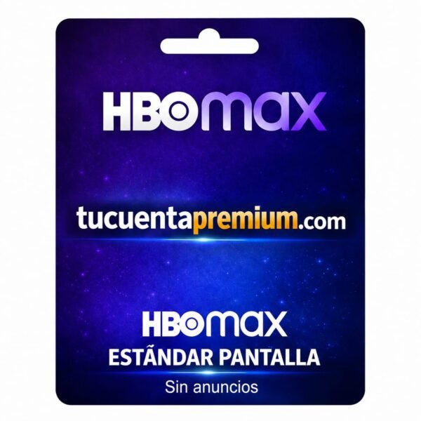 hbo HBOMAX Estandar sin anuncios pantalla x 30dias